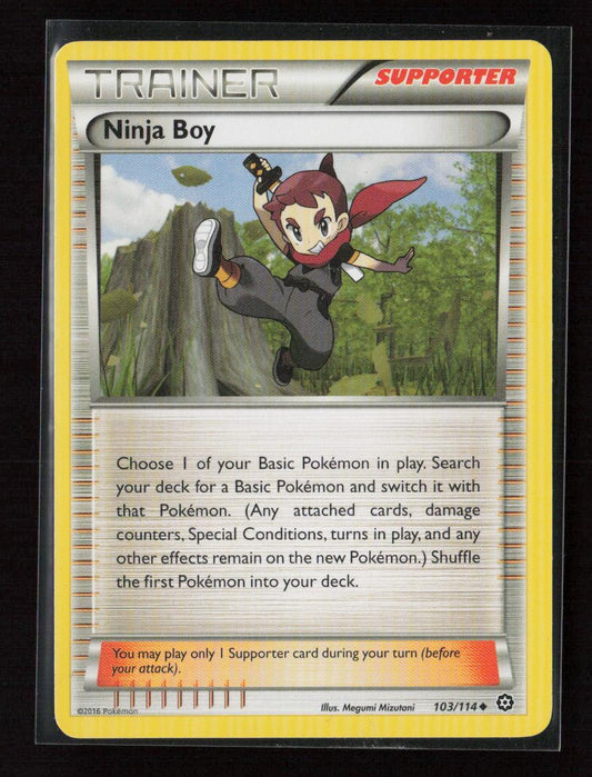 Ninja Boy Uncommon XY - Steam Siege 103/114 LP - Kang's Collectibles