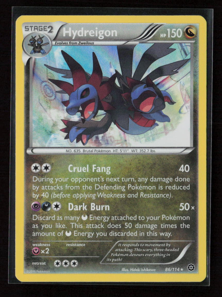 Hydreigon Holo Rare XY - Steam Siege 86/114 MP
