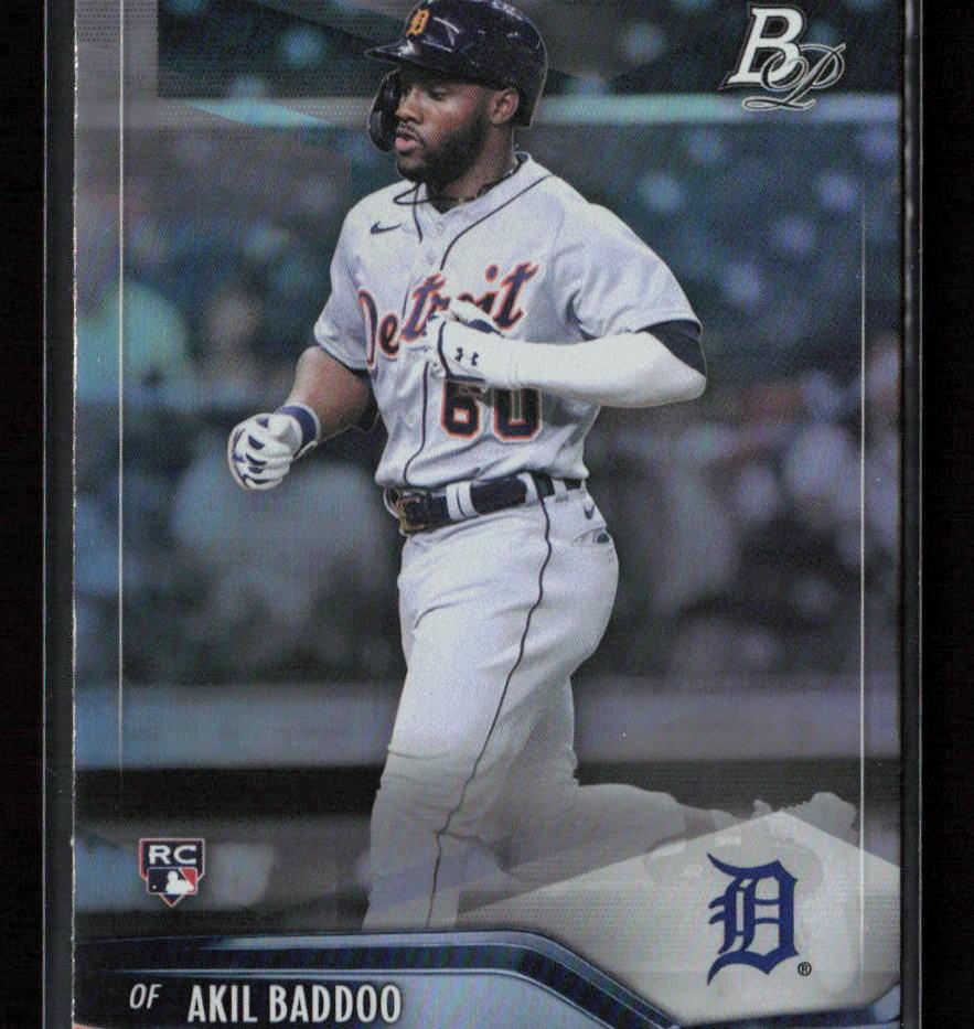 Akil Baddoo 2021 Bowman Platinum 90 NM - Kang's Collectibles