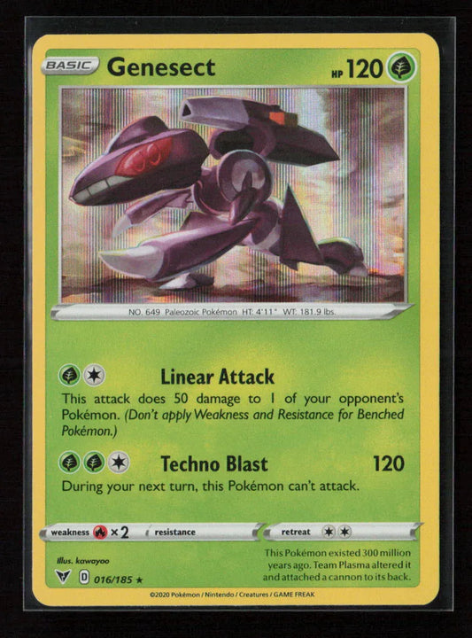 Genesect Holo Rare SWSH04: Vivid Voltage 016/185 NM - Kang's Collectibles