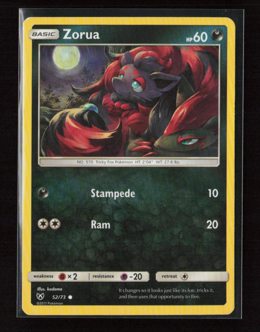Zorua Common Shining Legends 52/73 LP