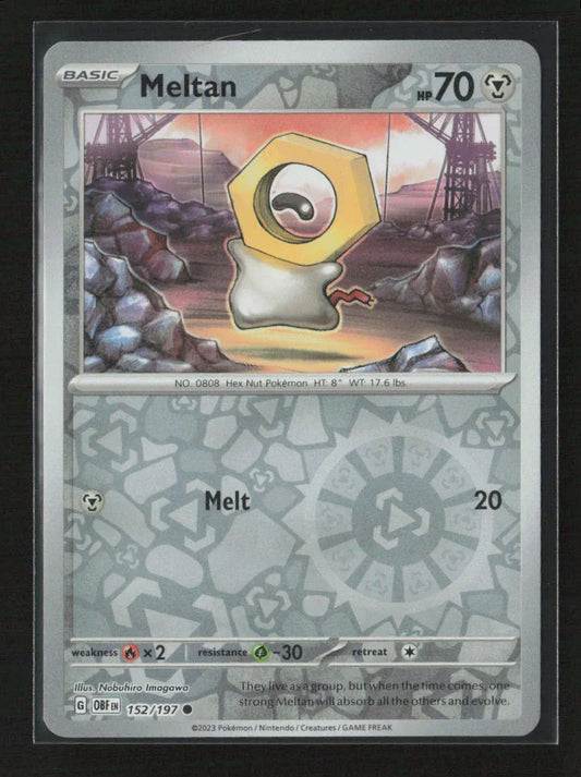 Meltan Common SV03: Obsidian Flames 152/197 NM - Kang's Collectibles