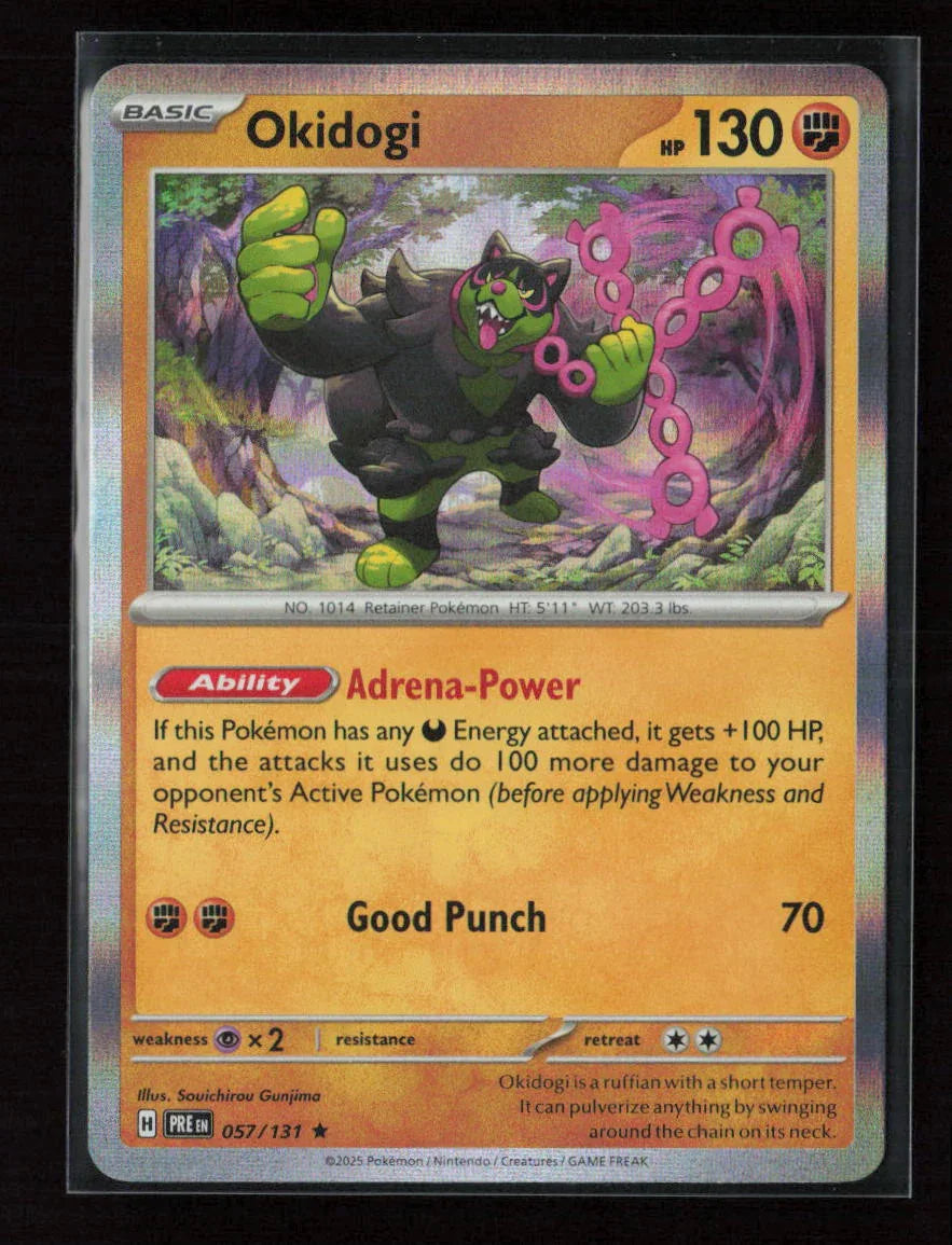 Okidogi Rare SV: Prismatic Evolutions 057/131 NM - Kang's Collectibles