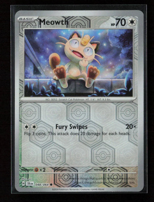 Meowth Common SV: Shrouded Fable 048/064 NM - Kang's Collectibles