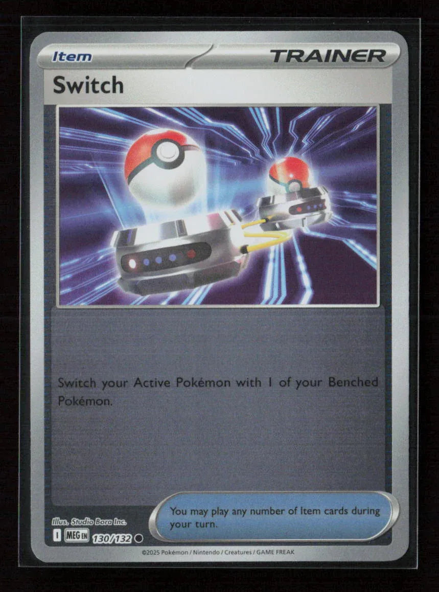 Switch Common ME01: Mega Evolution 130/132 NM - Kang's Collectibles