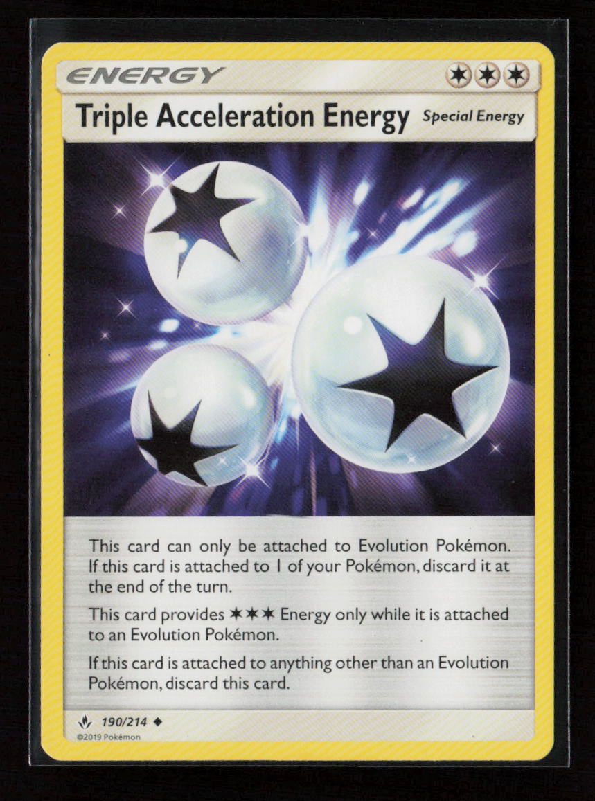 Triple Acceleration Energy Uncommon SM - Unbroken Bonds 190/214 LP