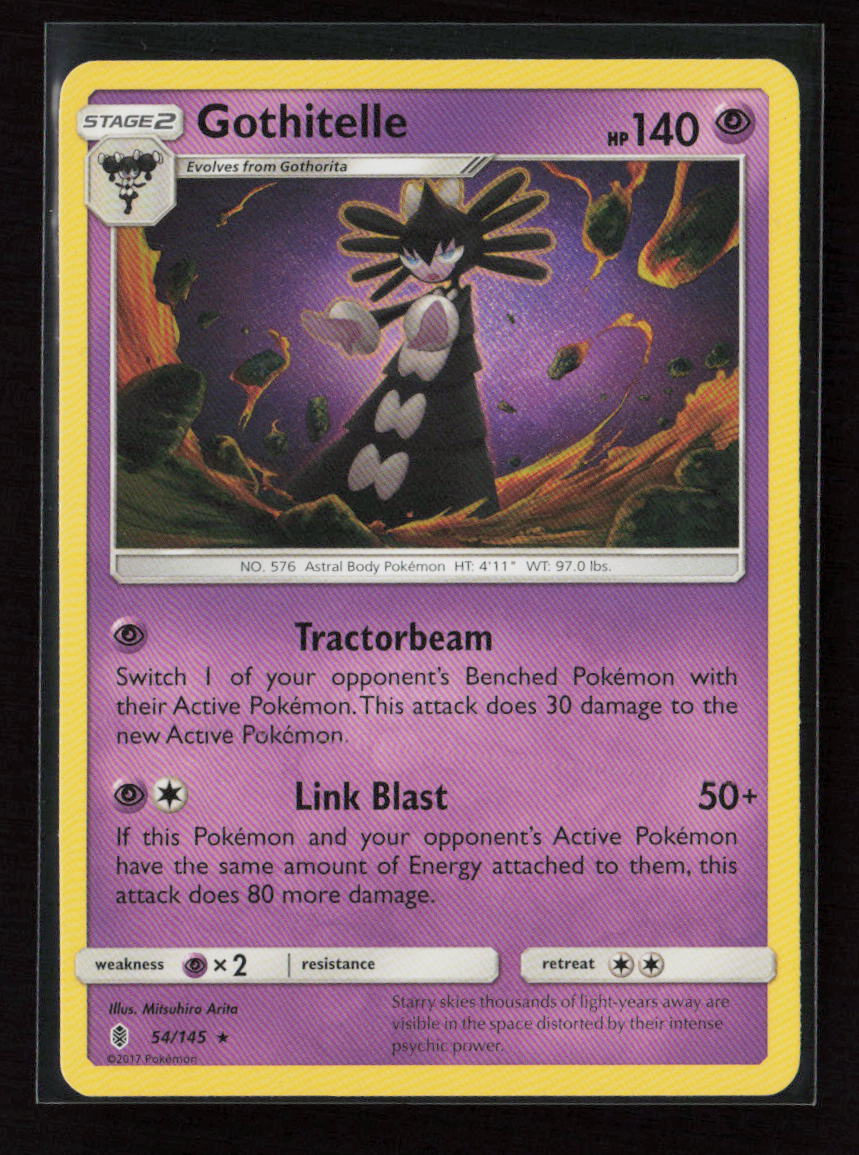 Gothitelle Rare SM - Guardians Rising 54/145 LP