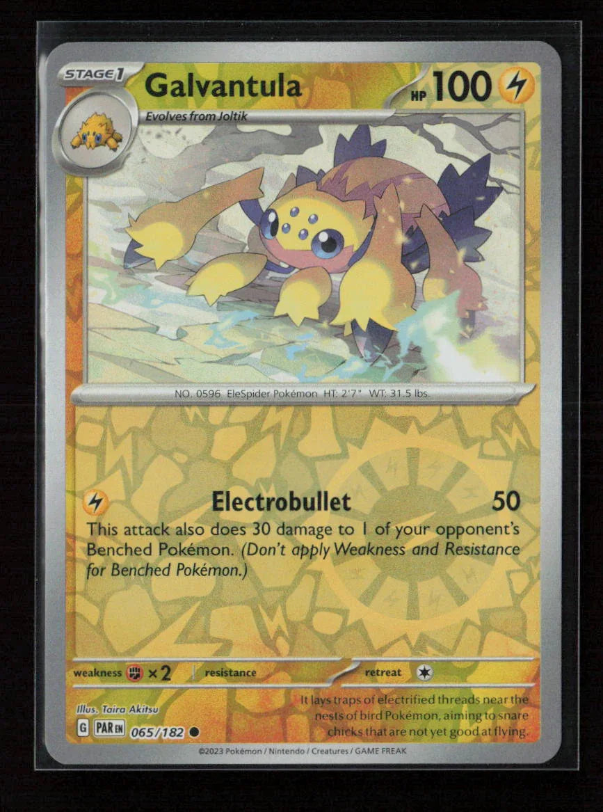 Galvantula Common SV04: Paradox Rift 065/182 NM - Kang's Collectibles