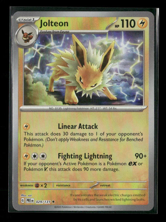 Jolteon (Poke Ball Pattern) Rare SV: Prismatic Evolutions 029/131 NM - Kang's Collectibles