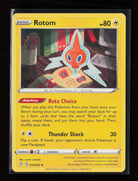 Rotom Uncommon Shining Fates 034/072 LP