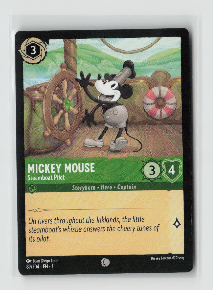 Mickey Mouse - Steamboat Pilot Common The First Chapter 89/204 NM