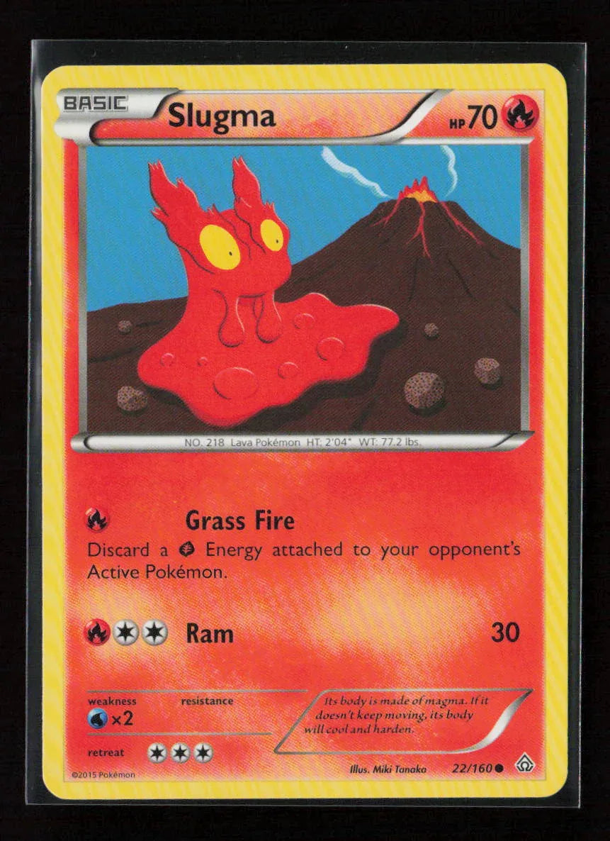 Slugma Common XY - Primal Clash 22/160 NM - Kang's Collectibles
