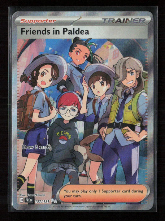 Friends in Paldea - Ultra Rare SV: Prismatic Evolutions 137/131 NM - Kang's Collectibles