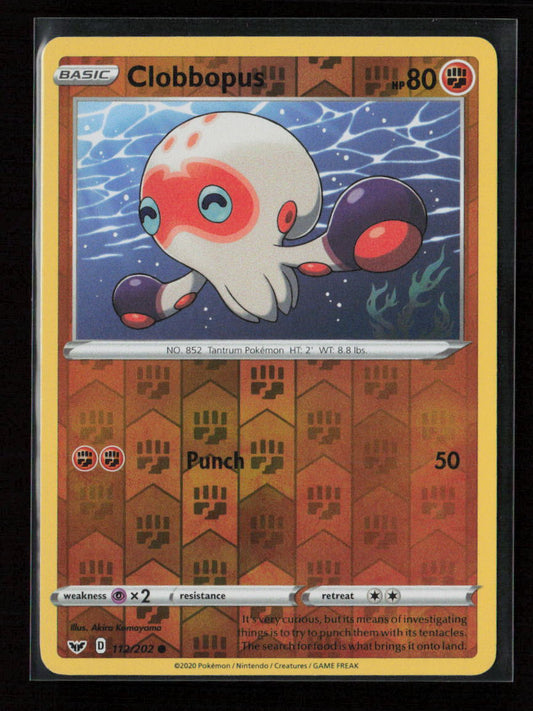 Clobbopus (112) Common SWSH01: Sword & Shield Base Set 112/202 NM