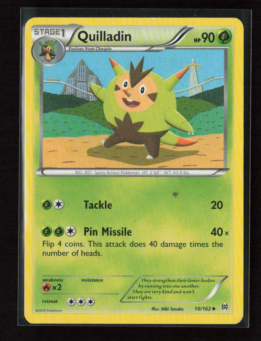 Quilladin Uncommon XY - BREAKthrough 10/162 LP - Kang's Collectibles