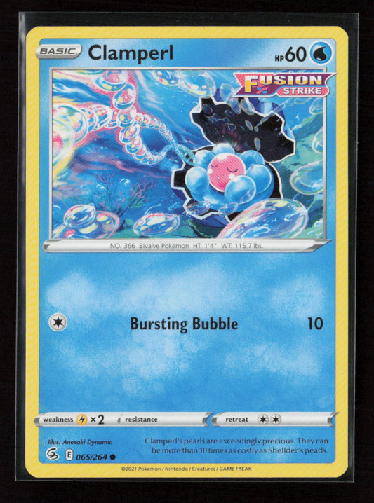 Clamperl Common SWSH08: Fusion Strike 065/264 LP