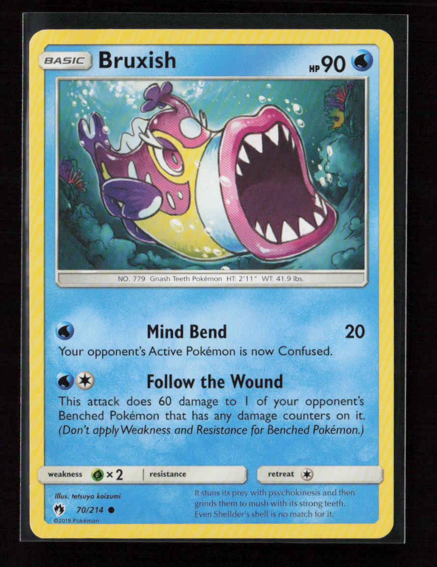 Bruxish Common SM - Lost Thunder 70/214 LP