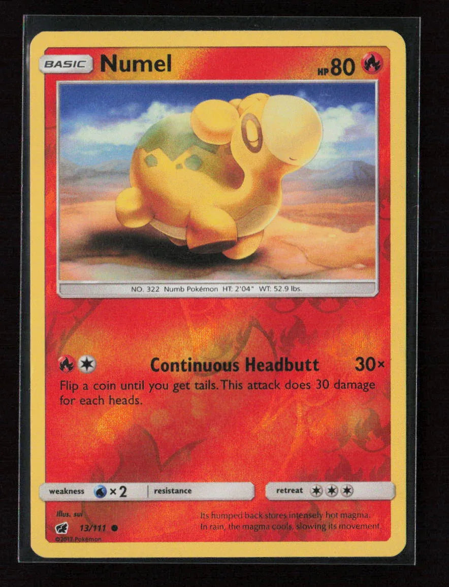 Numel Common SM - Crimson Invasion 13/111 NM - Kang's Collectibles