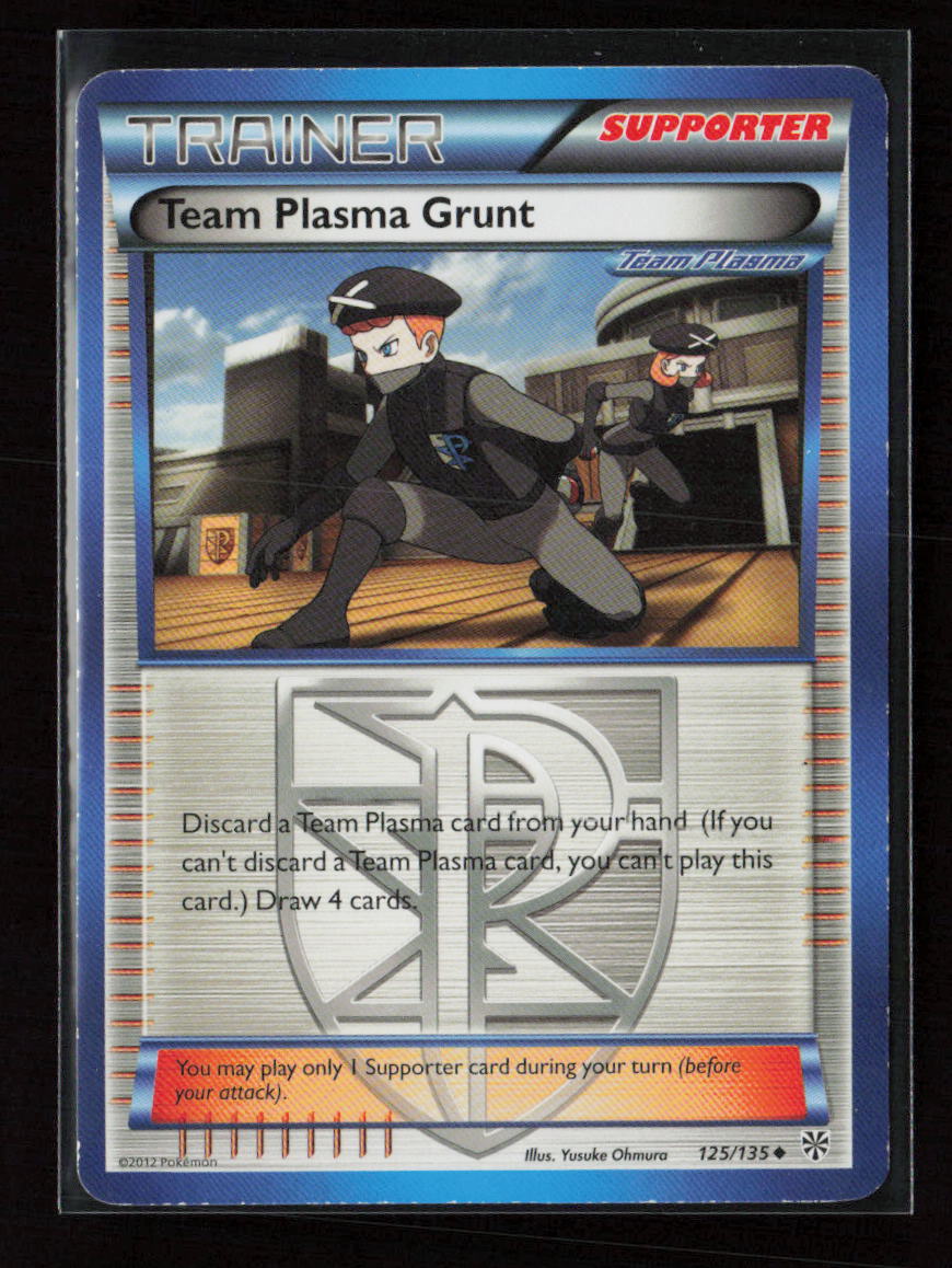 Team Plasma Grunt (Team Plasma) Uncommon Plasma Storm 125/135 LP