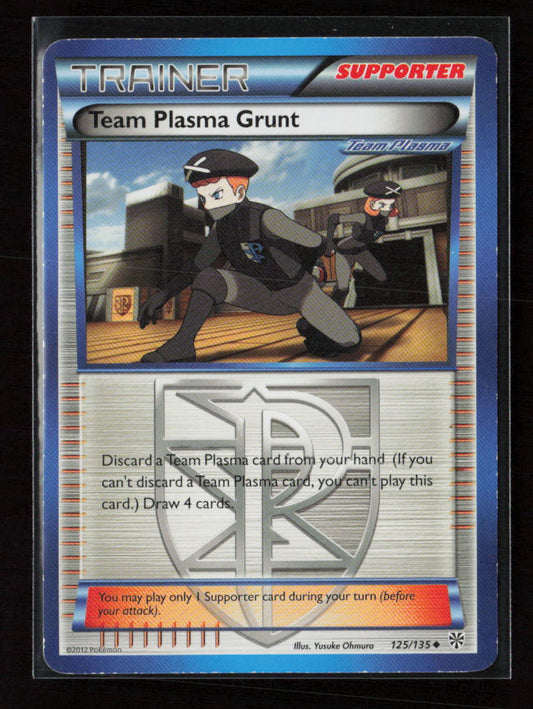 Team Plasma Grunt (Team Plasma) Uncommon Plasma Storm 125/135 LP
