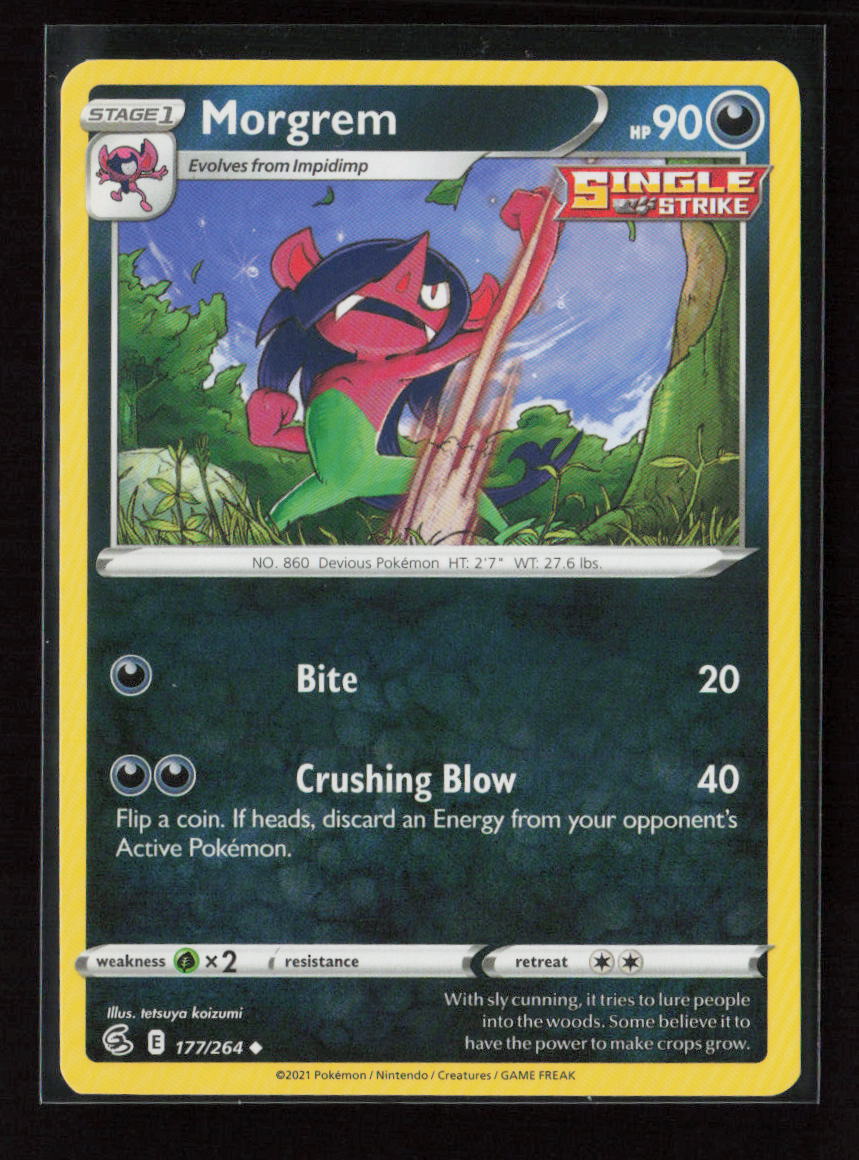 Morgrem Uncommon SWSH08: Fusion Strike 177/264 NM