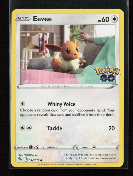 Eevee Common Pokemon GO 054/078 NM