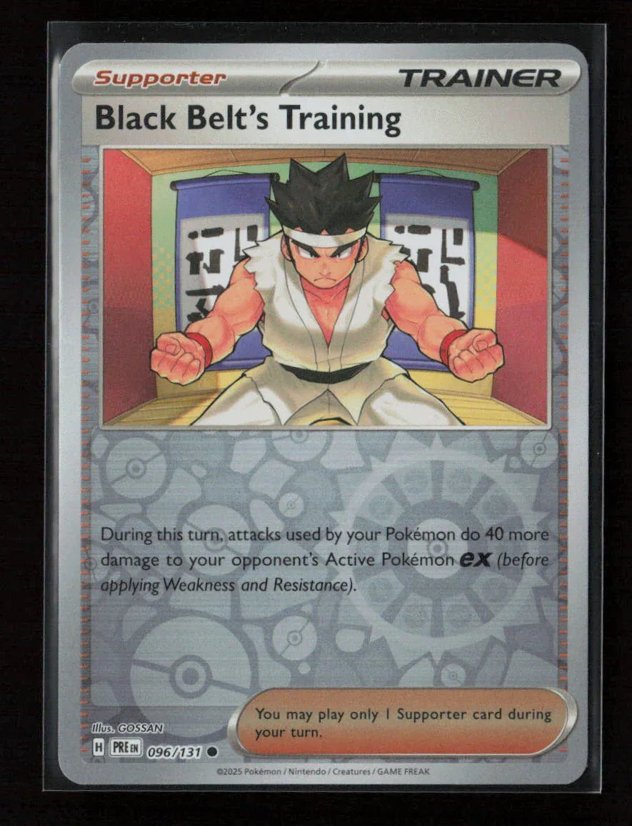 Black Belt's Training - Common SV: Prismatic Evolutions 096/131 NM - Kang's Collectibles
