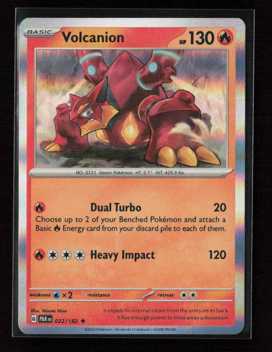 Volcanion Rare SV04: Paradox Rift 022/182 NM - Kang's Collectibles