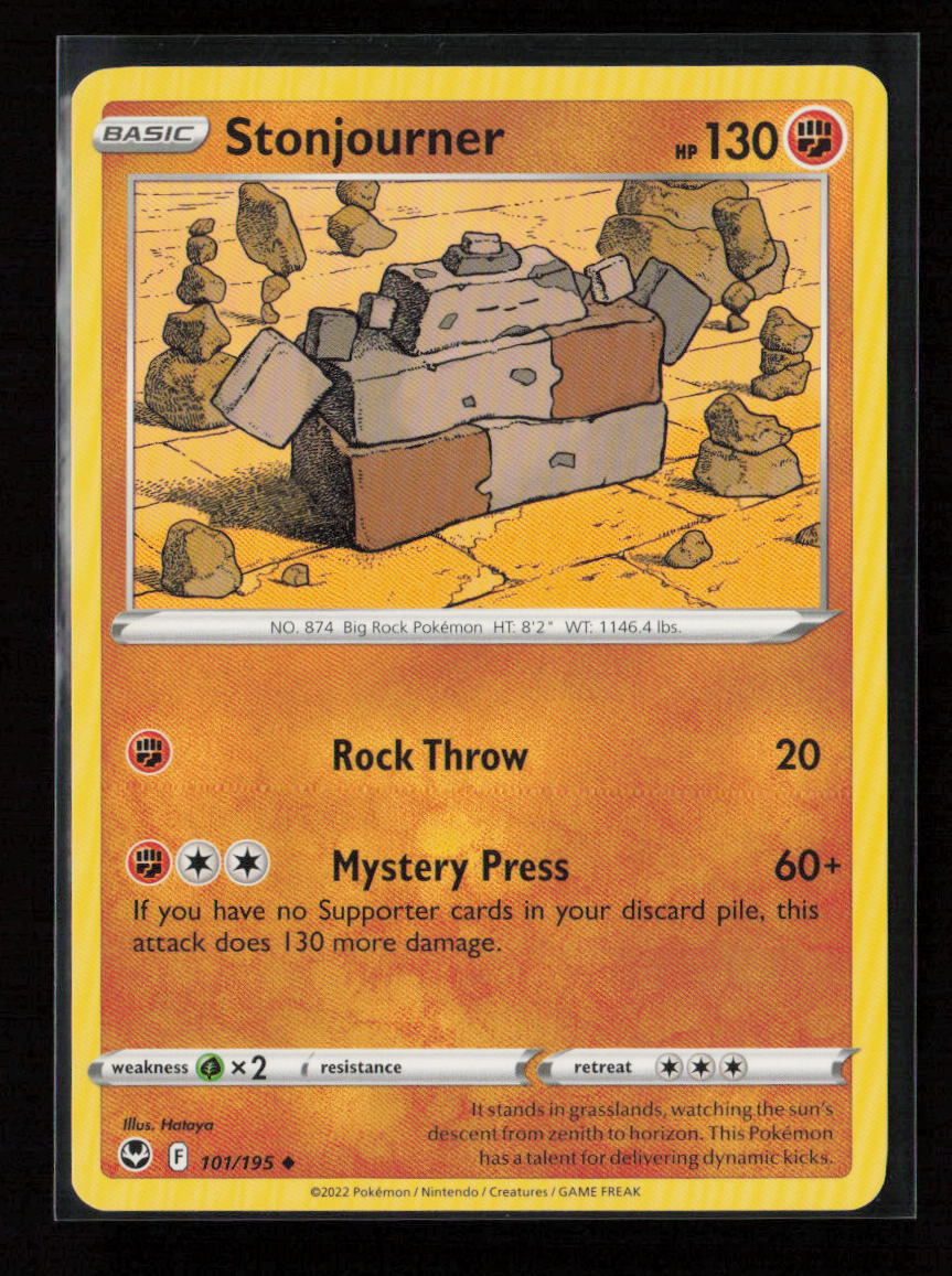 Stonjourner Uncommon SWSH12: Silver Tempest 101/195 LP