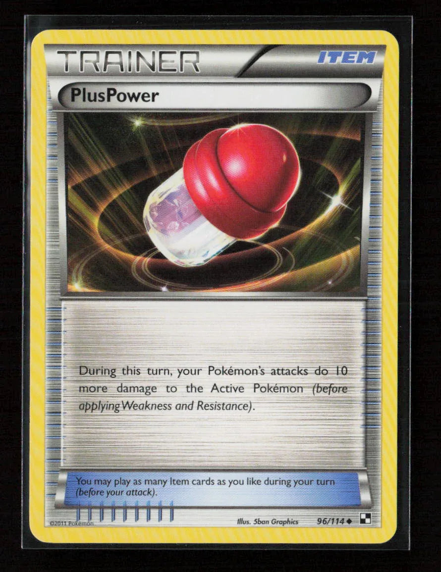 PlusPower Uncommon Black and White 96/114 LP - Kang's Collectibles