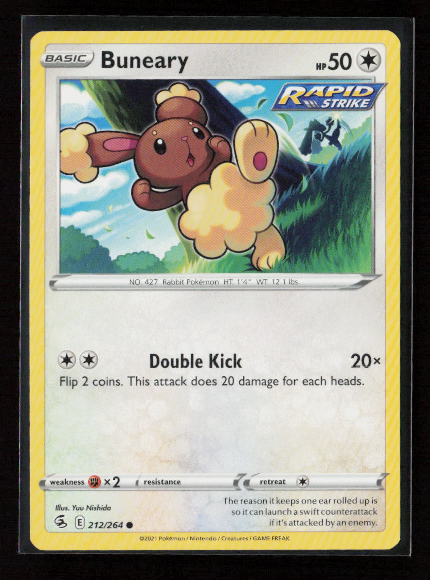 Buneary Common SWSH08: Fusion Strike 212/264 LP
