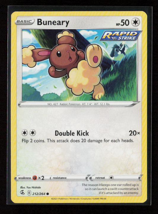Buneary Common SWSH08: Fusion Strike 212/264 LP