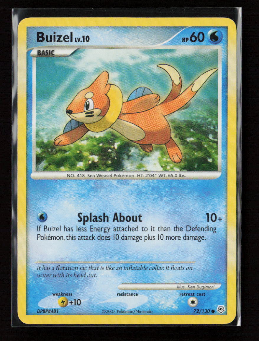 Buizel Common Diamond and Pearl 72/130 LP