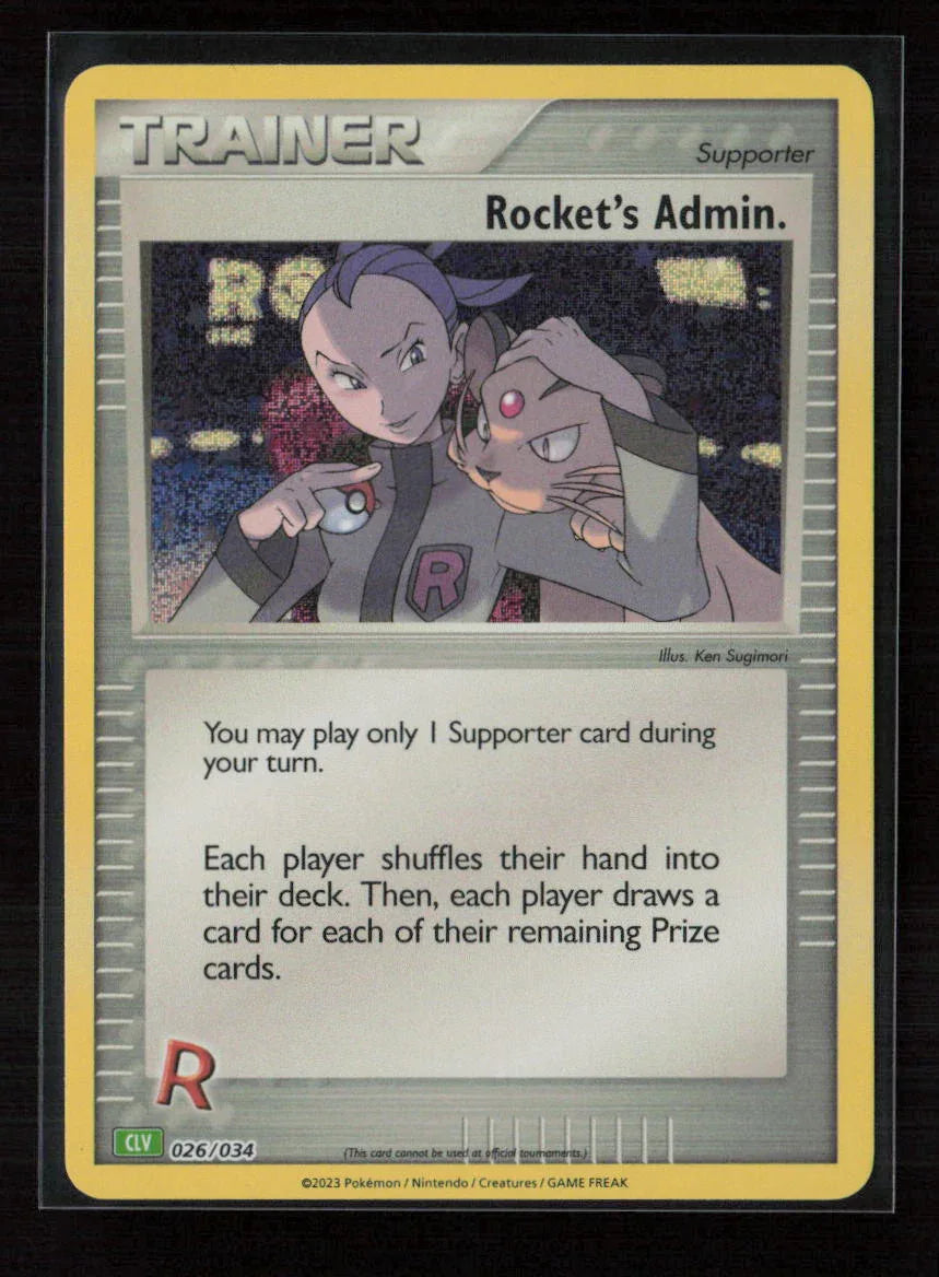 Rocket's Admin. (CLB) Classic Collection Trading Card Game Classic 027/034 NM - Kang's Collectibles