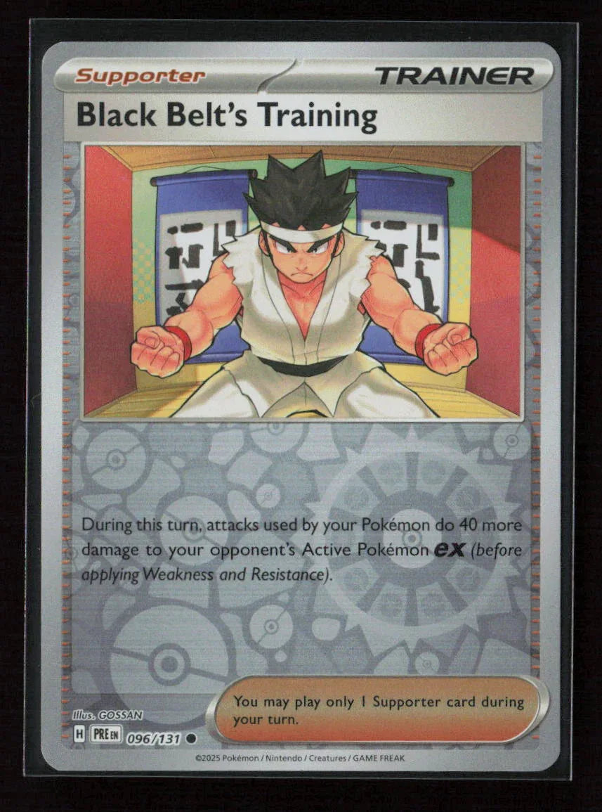 Black Belt's Training - Common SV: Prismatic Evolutions 096/131 NM - Kang's Collectibles