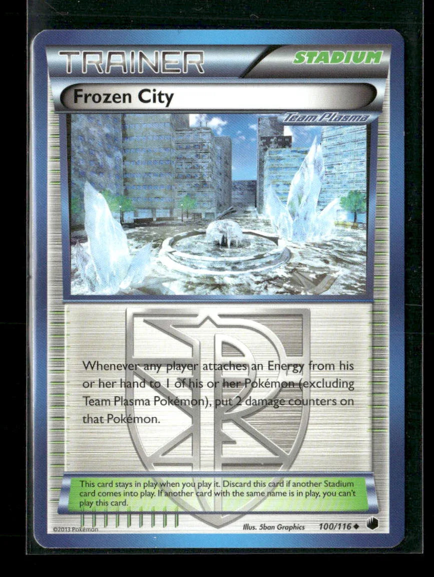 Frozen City (Team Plasma) Uncommon Plasma Freeze 100/116 LP - Kang's Collectibles