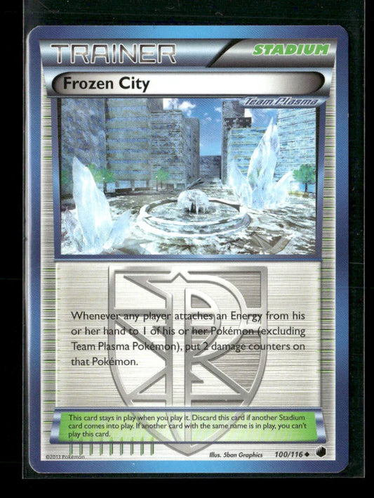 Frozen City (Team Plasma) Uncommon Plasma Freeze 100/116 LP - Kang's Collectibles