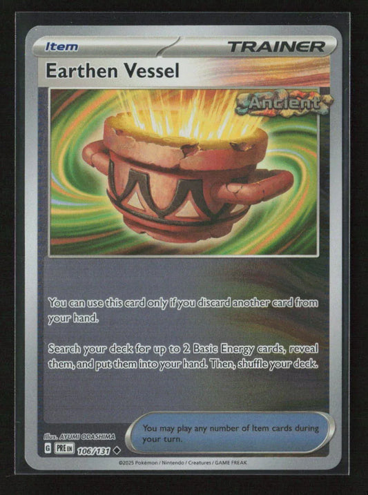 Earthen Vessel Uncommon SV: Prismatic Evolutions 106/131 NM - Kang's Collectibles