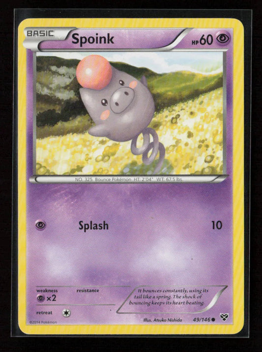 Spoink Common XY Base Set 49/146 NM - Kang's Collectibles