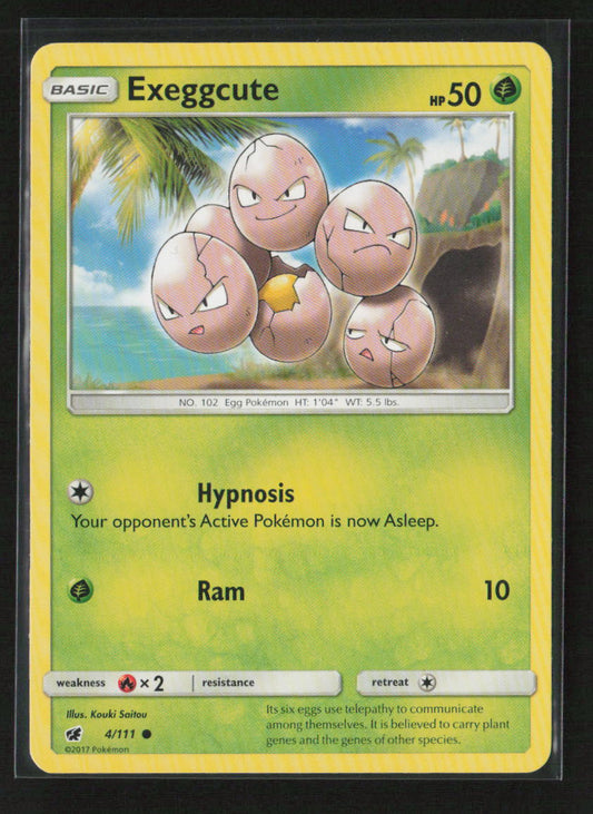 Exeggcute Common SM - Crimson Invasion 4/111 LP