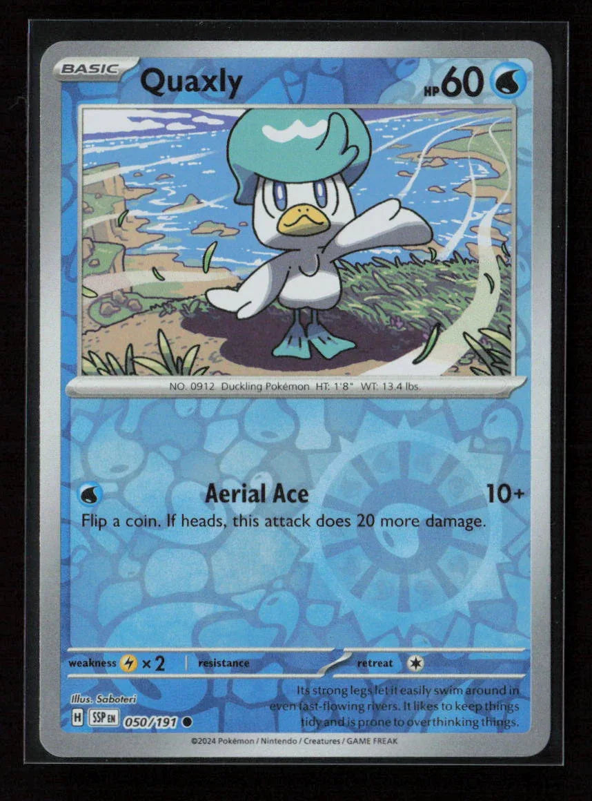 Quaxly Common SV08: Surging Sparks 050/191 NM - Kang's Collectibles