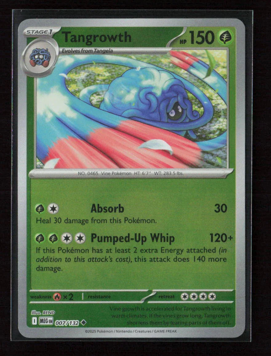 Tangrowth Uncommon ME01: Mega Evolution 007/132 NM - Kang's Collectibles