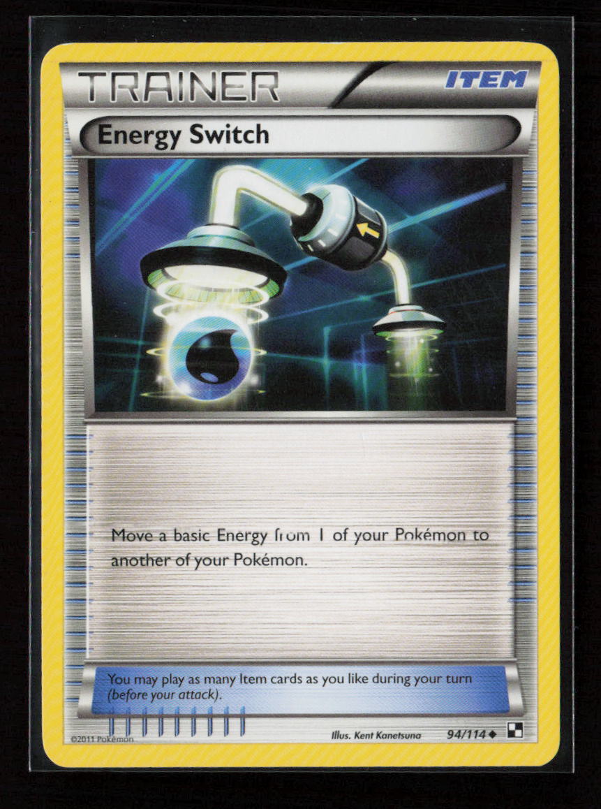 Energy Switch Uncommon Black and White 94/114 LP