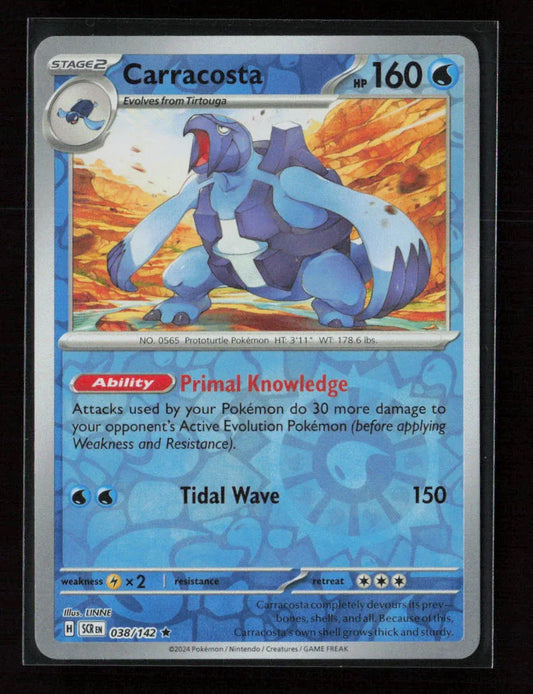 Carracosta Rare SV07: Stellar Crown 038/142 NM