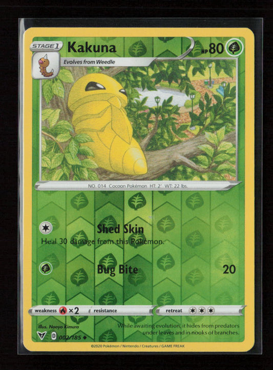 Kakuna Uncommon SWSH04: Vivid Voltage 002/185 NM