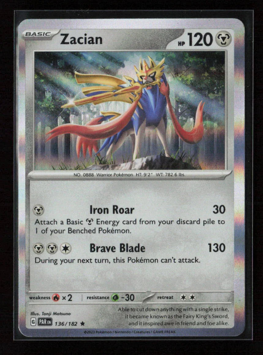 Zacian Rare Deck Exclusives 136/182 NM - Kang's Collectibles