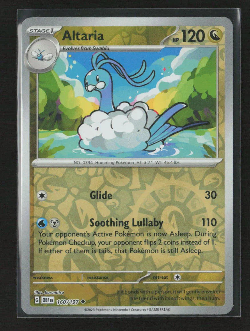 Altaria Uncommon SV03: Obsidian Flames 160/197 NM - Kang's Collectibles