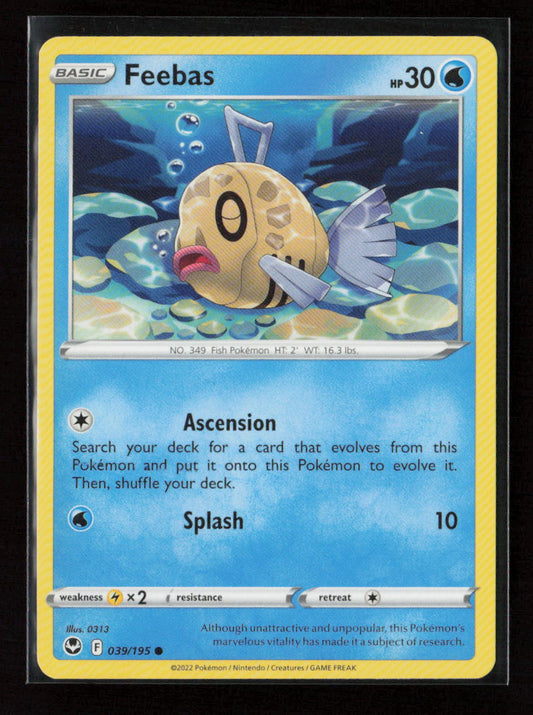Feebas Common SWSH12: Silver Tempest 039/195 LP