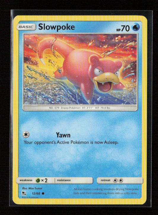 Slowpoke Common Hidden Fates 12/68 NM