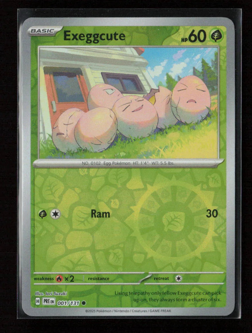 Exeggcute Common SV: Prismatic Evolutions 001/131 NM - Kang's Collectibles
